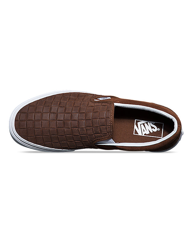 Suede Checkers Classic Slip-On Shoes 2