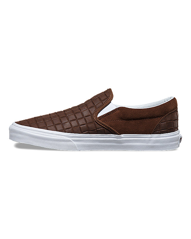 Suede Checkers Classic Slip-On Shoes 4