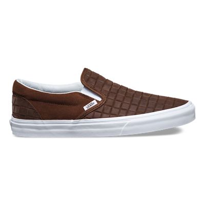 Suede Checkers Classic Slip-On Shoes | Vans