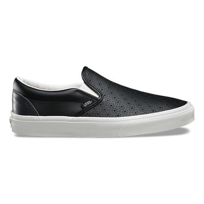 Leather Perf Classic Slip-On Shoes | Vans | Official Store