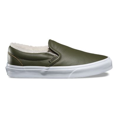 Zapatillas Slip-On de cuero | Verde | Vans