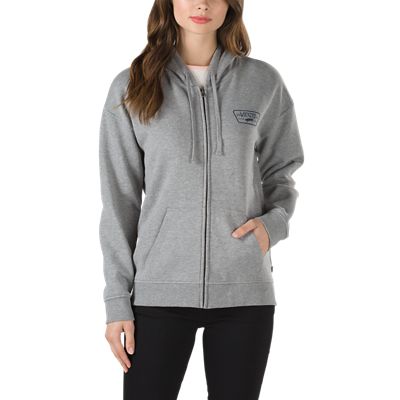 vans zip up sweater