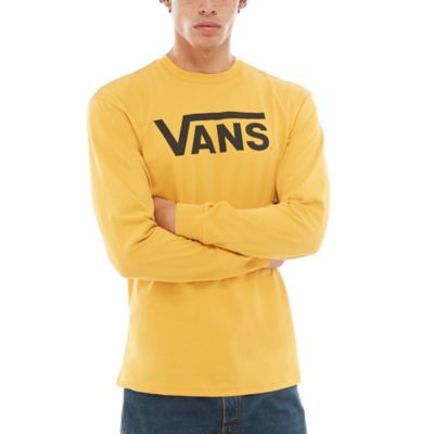 vans long sleeve yellow