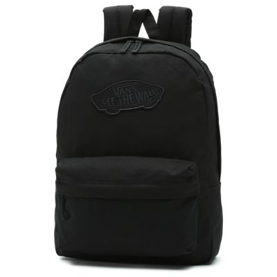 all black vans backpack