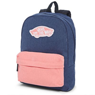 vans pink and blue backpack