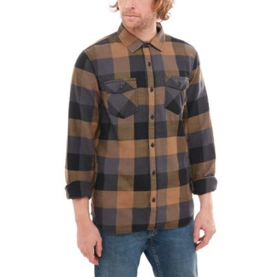 Box Flannel Shirt | Brown | Vans