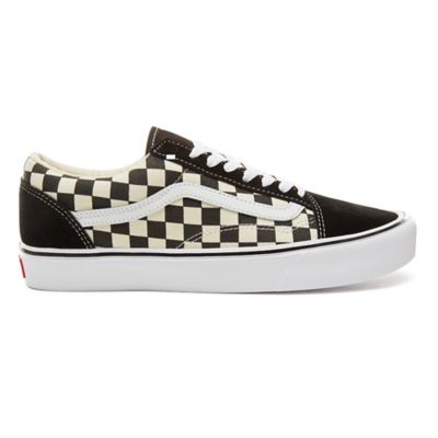 Checkerboard Old Skool Lite Shoes | Black | Vans