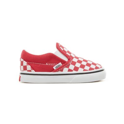 kids red and white checkered vans