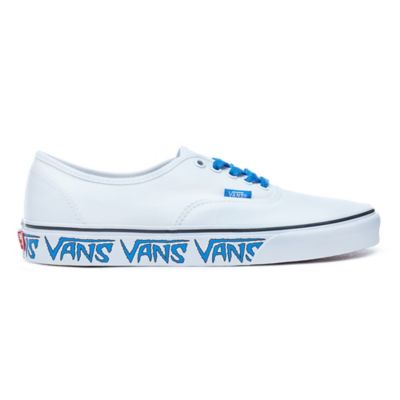 vans authentic trainers with sketch sidewall