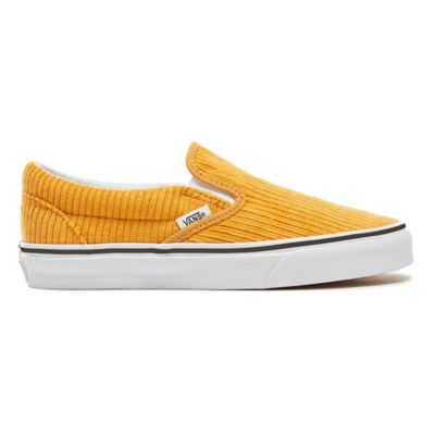 vans classic slip on yellow