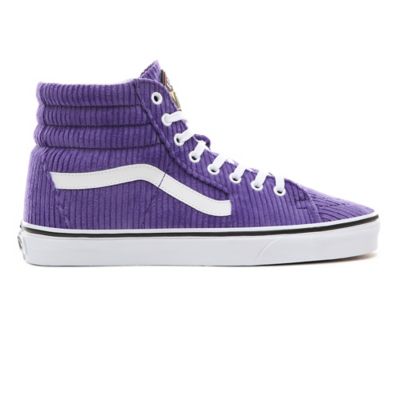 purple corduroy slip on vans