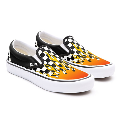 Customs+Flame+Checkerboard+Slip-On