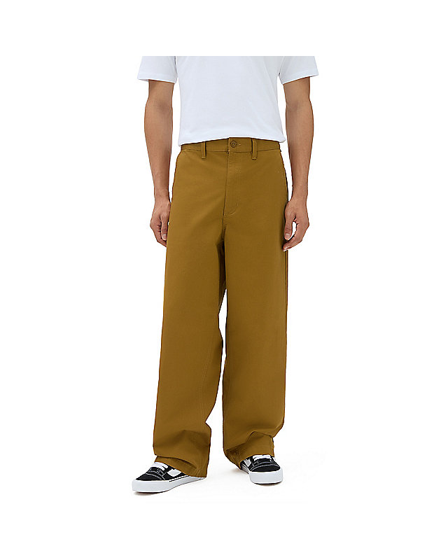 Authentic Chino Baggy Trousers | Brown | Vans