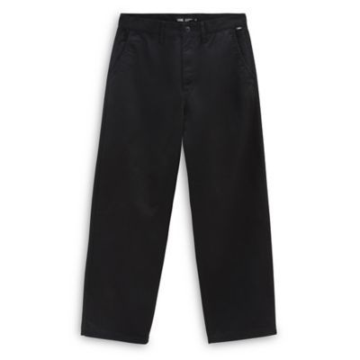 Authentic Chino Baggy Trousers, Black