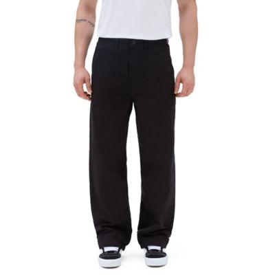 Authentic Chino Baggy Trousers | Black | Vans