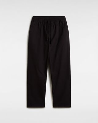 Range Baggy Tapered Elastic Waist Trousers | Black | Vans