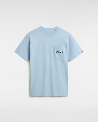 Vans Classic Back T-shirt (dusty Blue-dress Blues) Men Blue