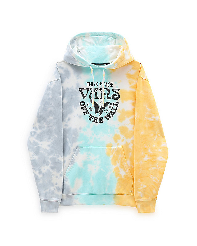Happy Thoughts Tie Dye Pullover Hoodie 1