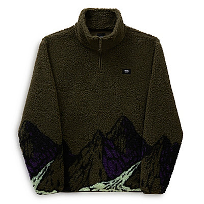 Mt Vans Q Zip Sherpa Sweatshirt 4