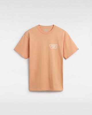 Vans Camiseta Full Patch Back (copper Tan-white) Hombre Naranjo
