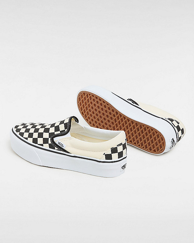 Checkerboard Classic Slip-On Plateauschuhe 3