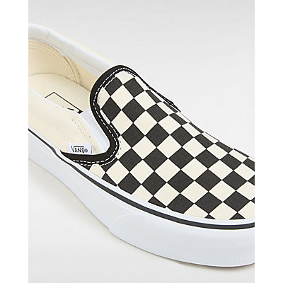 Checkerboard Classic Slip-On Platform Shoes