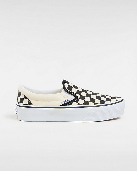 Checkerboard Classic Slip-On Platform Shoes | Vans