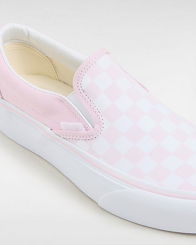 Checkerboard Classic Slip-On Platform Shoes 4
