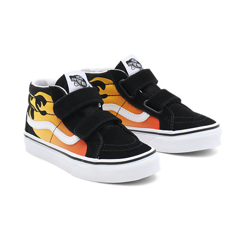 Chaussures+%C3%A0+Scratch+Hot+Flame+Sk8-Mid+Reissue+Enfant+%284-8+ans%29
