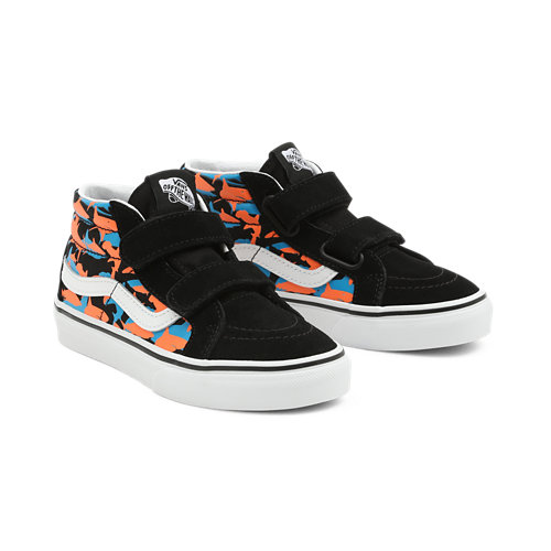 Kids+Glow+Sharks+Sk8-Mid+Reissue+Velcro+Shoes+%284-8+years%29