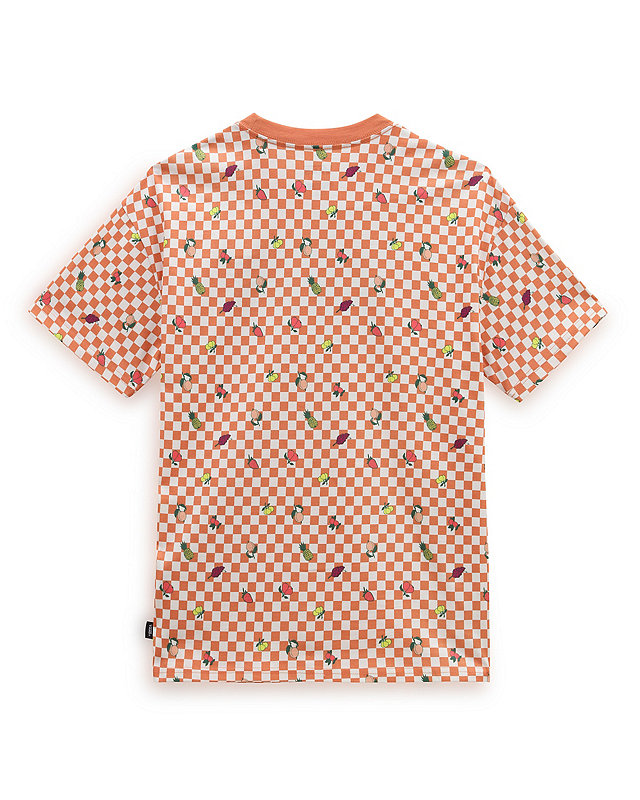 Fruit Checkerboard Oversized T-Shirt 2