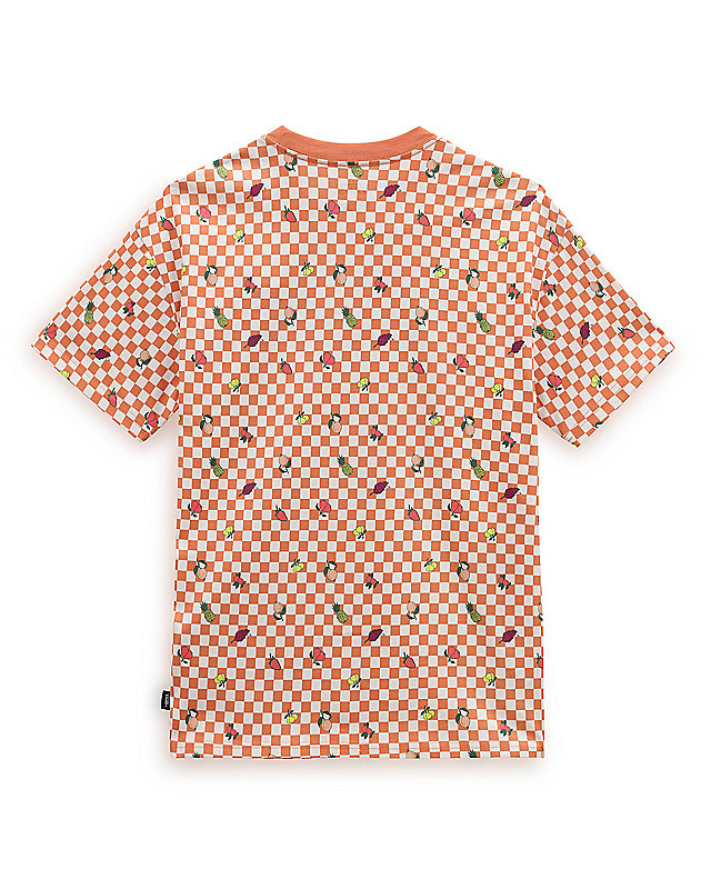 Fruit Checkerboard Oversized T-Shirt 2