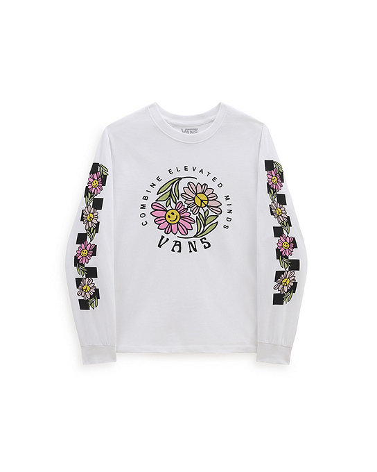Girls Elevated Floral Long Sleeve BFF T-Shirt (8-14 Years) | Vans