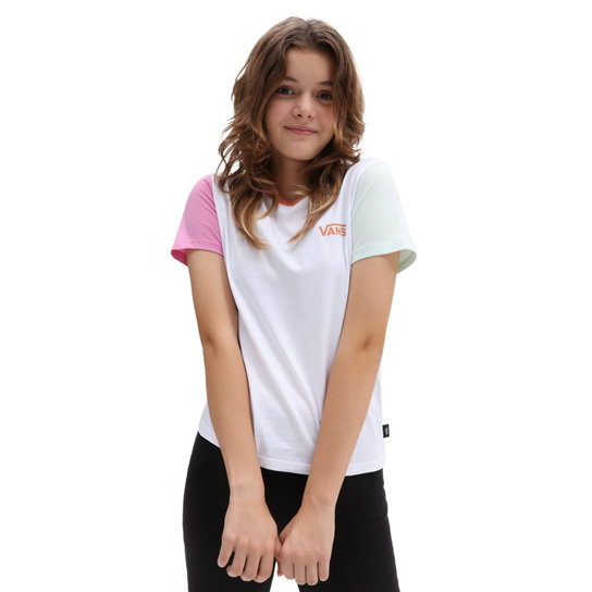 Mädchen Colorblock Rundhals-T-Shirt (8-14 Jahre) | Vans