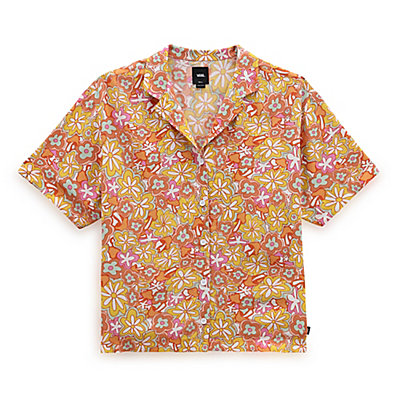 Camisa em tecido Resort Floral