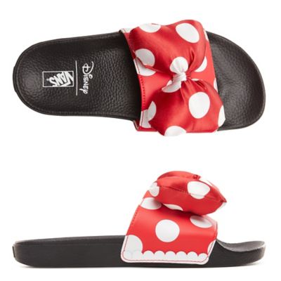 vans minnie mouse slides