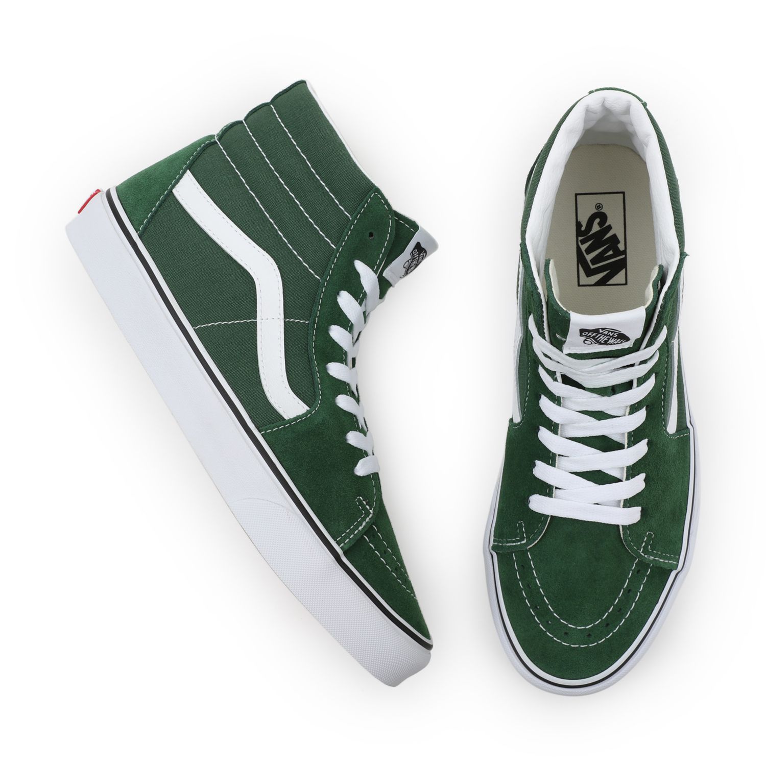 Forest green 2024 high top vans