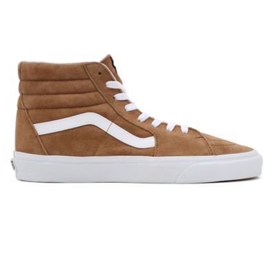 Vans sk8 hi clearance tan suede