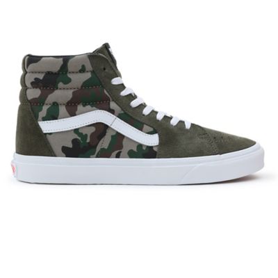 Neon green best sale vans high tops