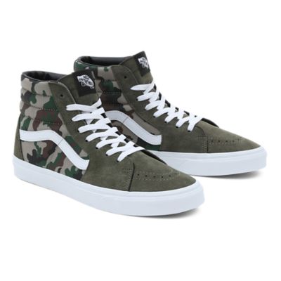 Mens vans navy shop sk8-hi mountain edition trainers