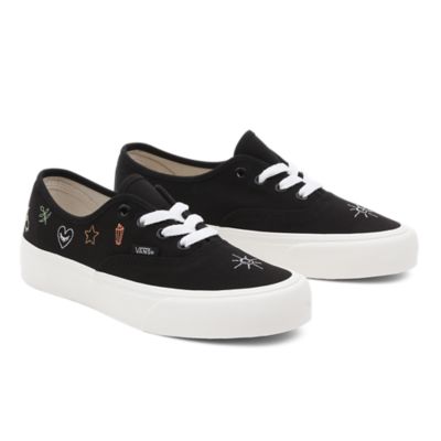 Vans embroidered slip on sale on