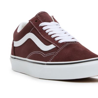 Burgundy deals vans shoes