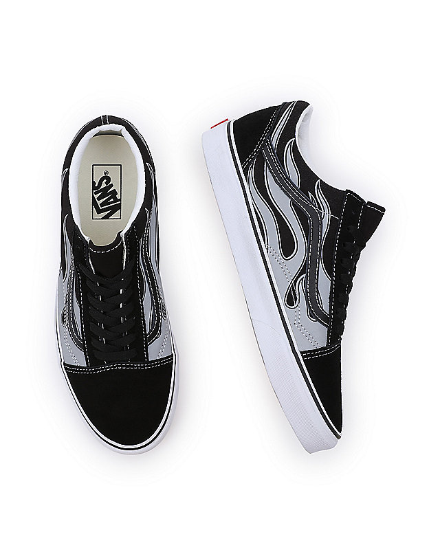 Reflective Flame Old Skool Shoes 2