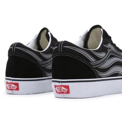 Tênis Masculino Vans Old Skool Flame Preto - overboard