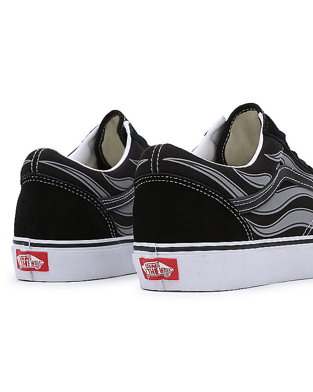 Reflective Flame Old Skool Shoes 7