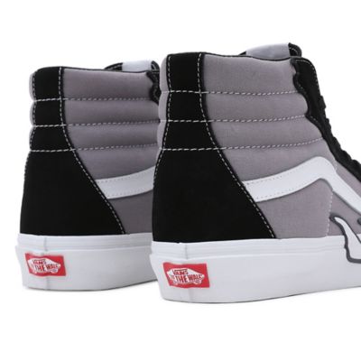 Light grey high top hot sale vans