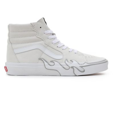 Vans best sale flame high