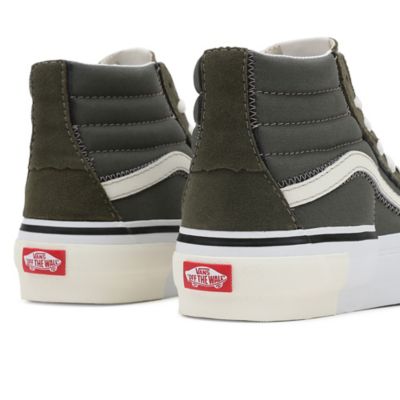 Vans sk8 hi deals olive