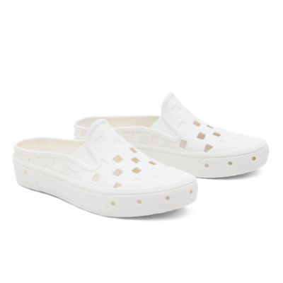 Vans Slip-on Mule Trk Shoes (marshmallow) Unisex White, Size 3