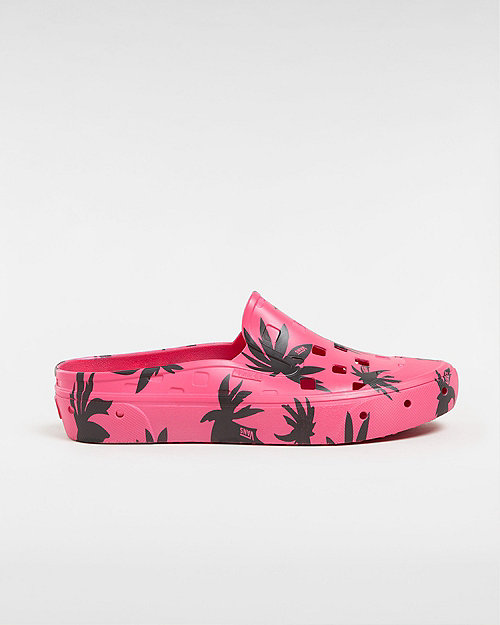 Vans Chaussures Slip-on Mule Trk Surf Essentials (palm Pink Glo) Unisex Rose